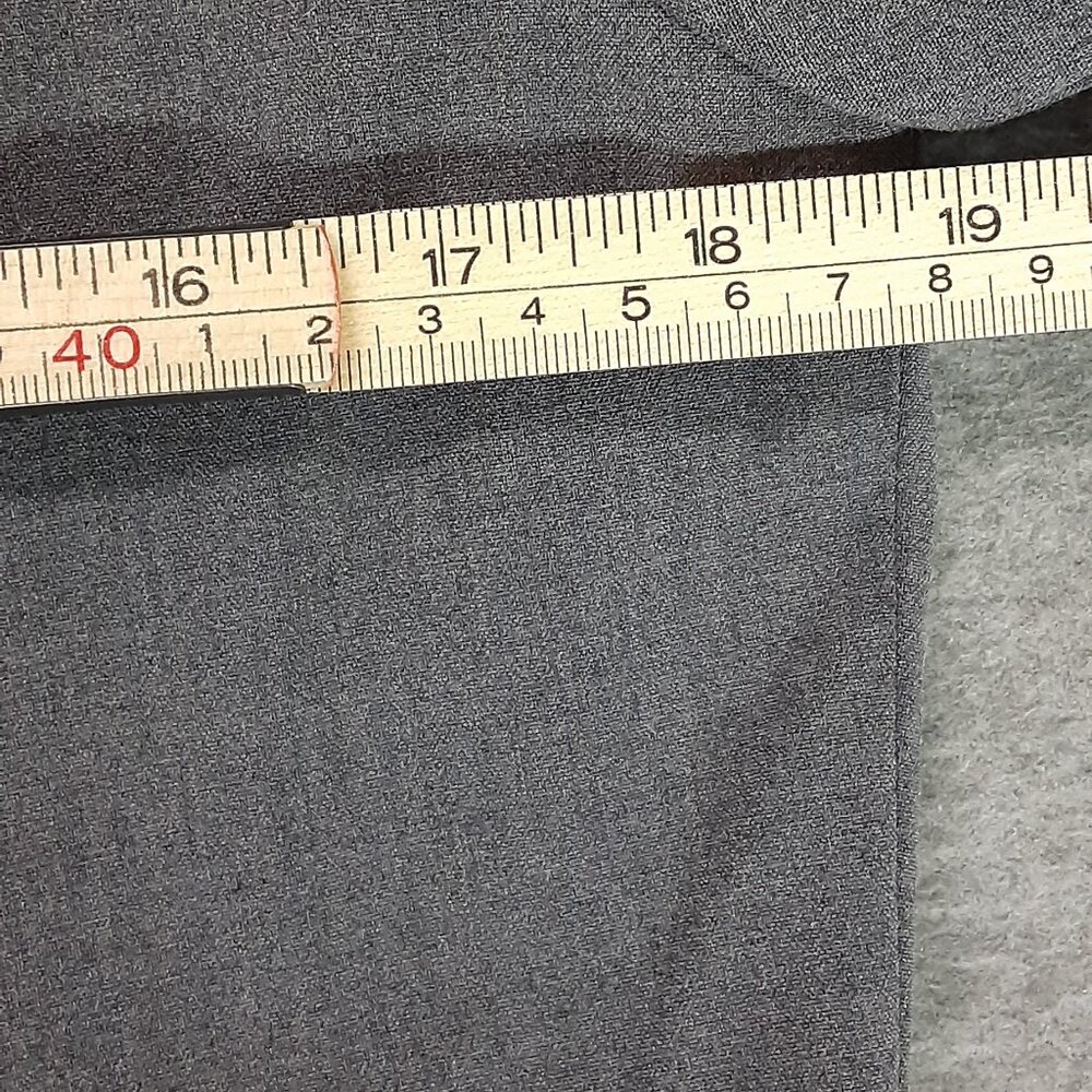 Studio JPR Woman's Jacket Size LARGE, Gray, Hook Closure, Ruffle Design - Picture 8 of 10